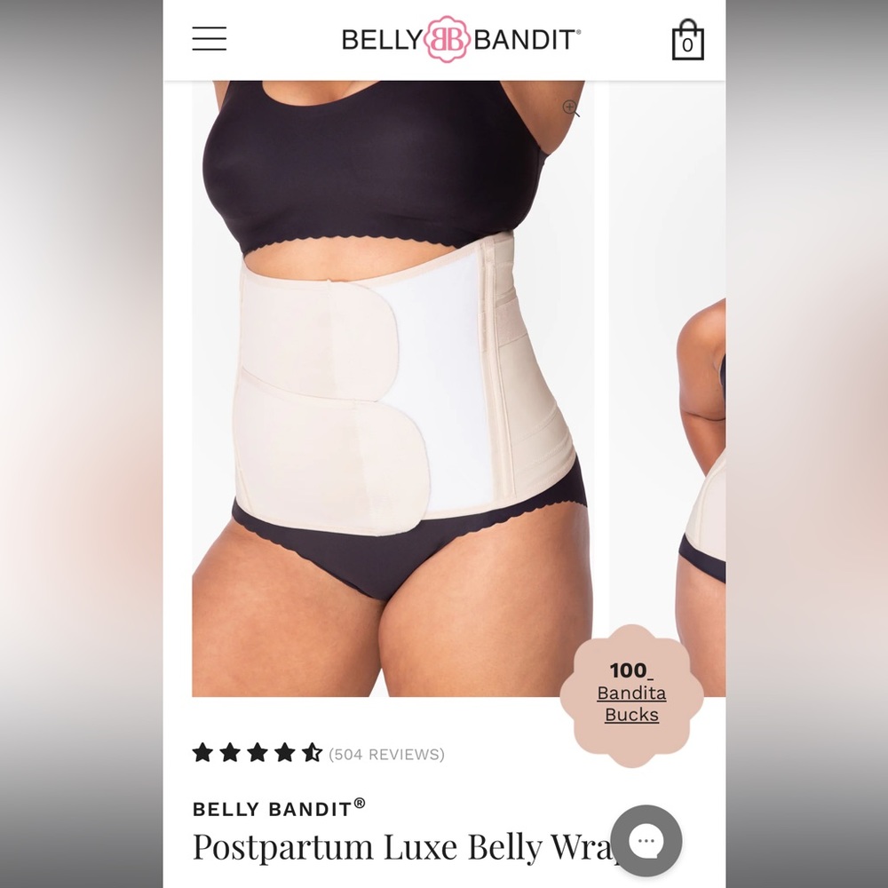 Belly Bandit Luxe Belly Wrap + Wrap Extender